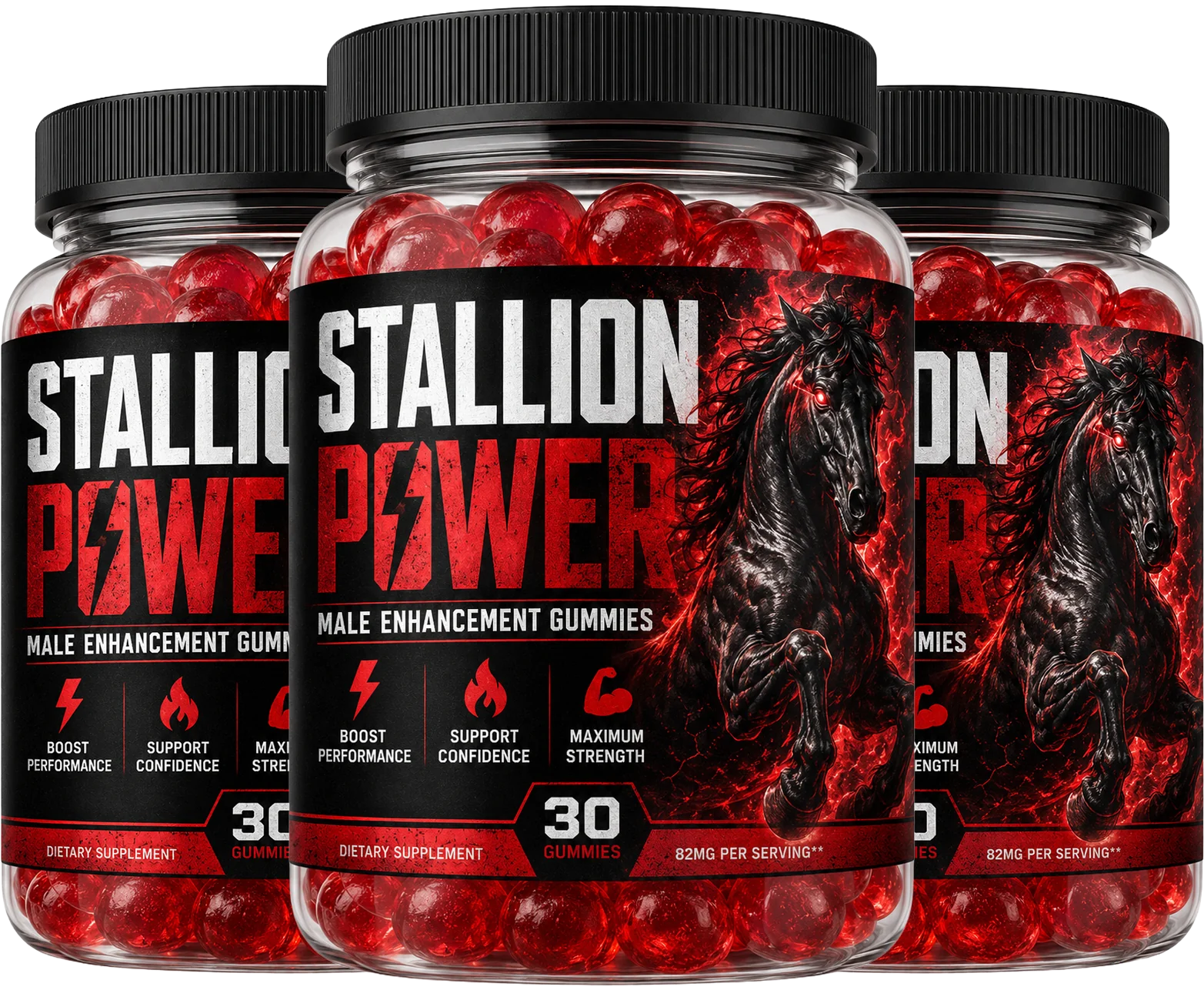 Stallion Power 3 bottles package